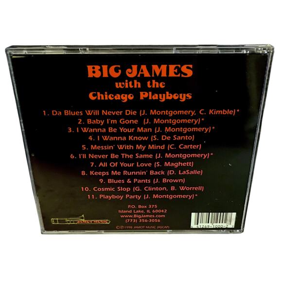 Autographed Big James - Funkin’ Blues (1998 CD) with The Chicago Playboys - Picture 2 of 8